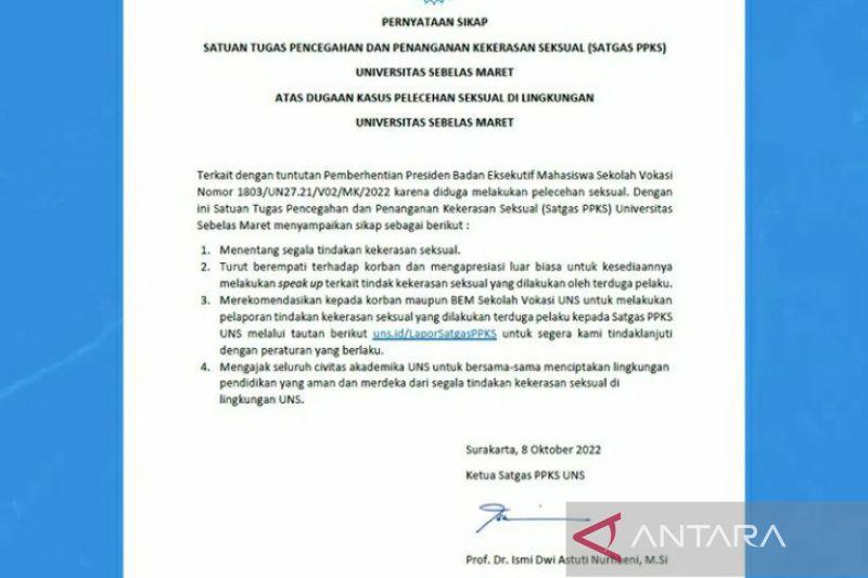 Miris! Presiden BEM  Diduga Lakukan Kekerasan Seksual kepada 3 Pria di UNS