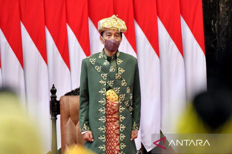 Ini Filosofi Baju Adat Babel yang Dikenakan Jokowi saat Hadiri Sidang MPR