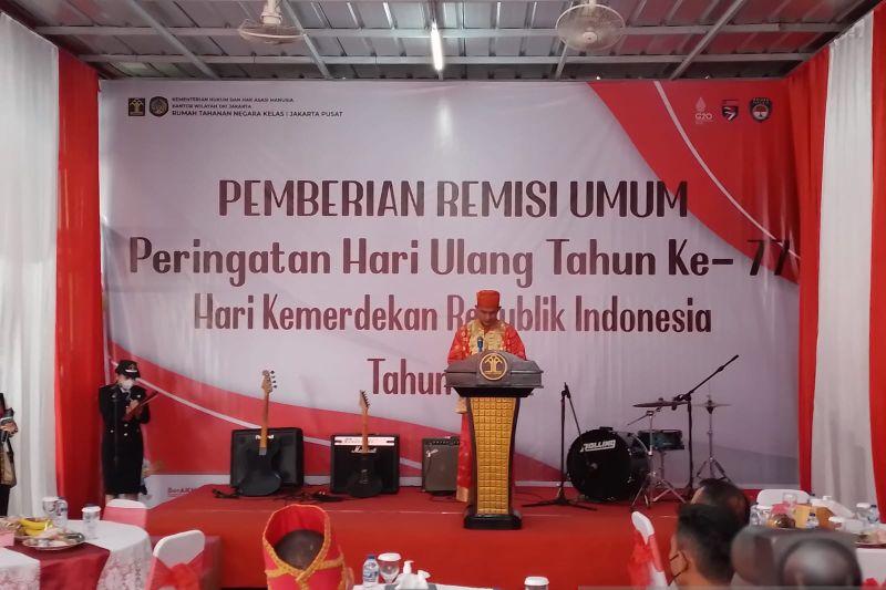 Hadiah HUT ke-77 RI, 2.615 Napi Rutan Lapas dan Salemba Dapat Remisi