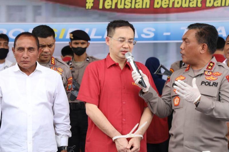 Polda Sumut Lengkapi Berkas Perkara TPPU Tersangka Bos Judi Apin BK