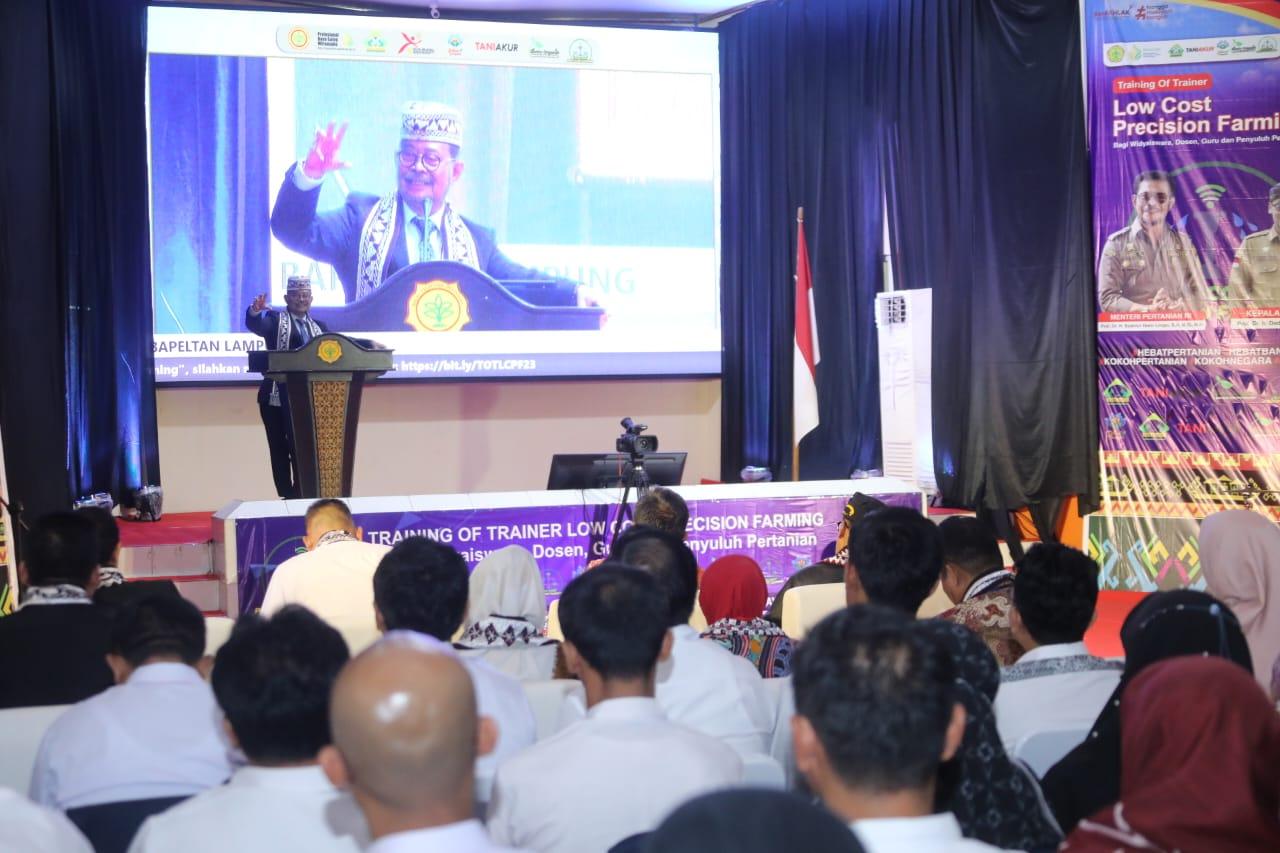 Mentan SYL Dorong Generasi Muda Lampung Kembangkan Usaha Tani dengan Inovasi