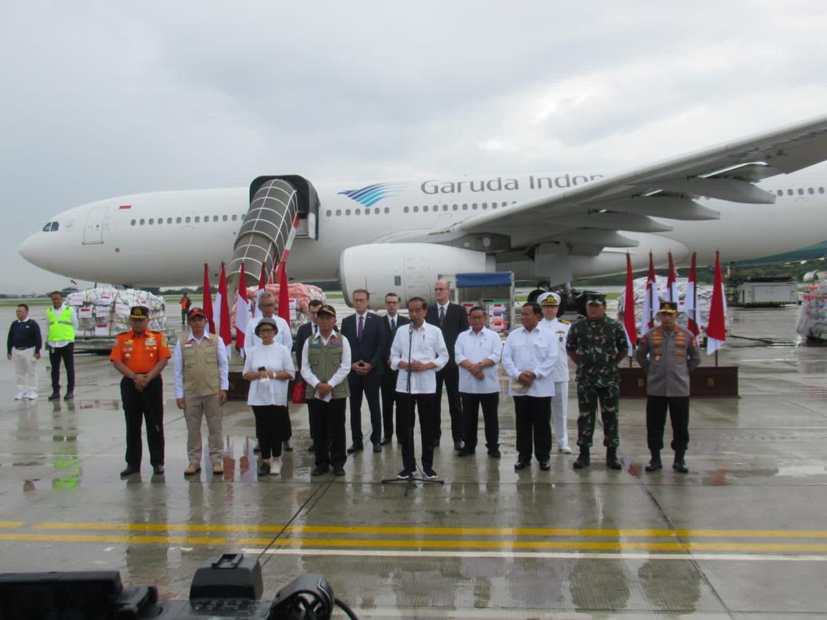 Garuda Terbangkan 4 Pesawat Kirim 140 Ton Bantuan ke Turkiye-Suriah