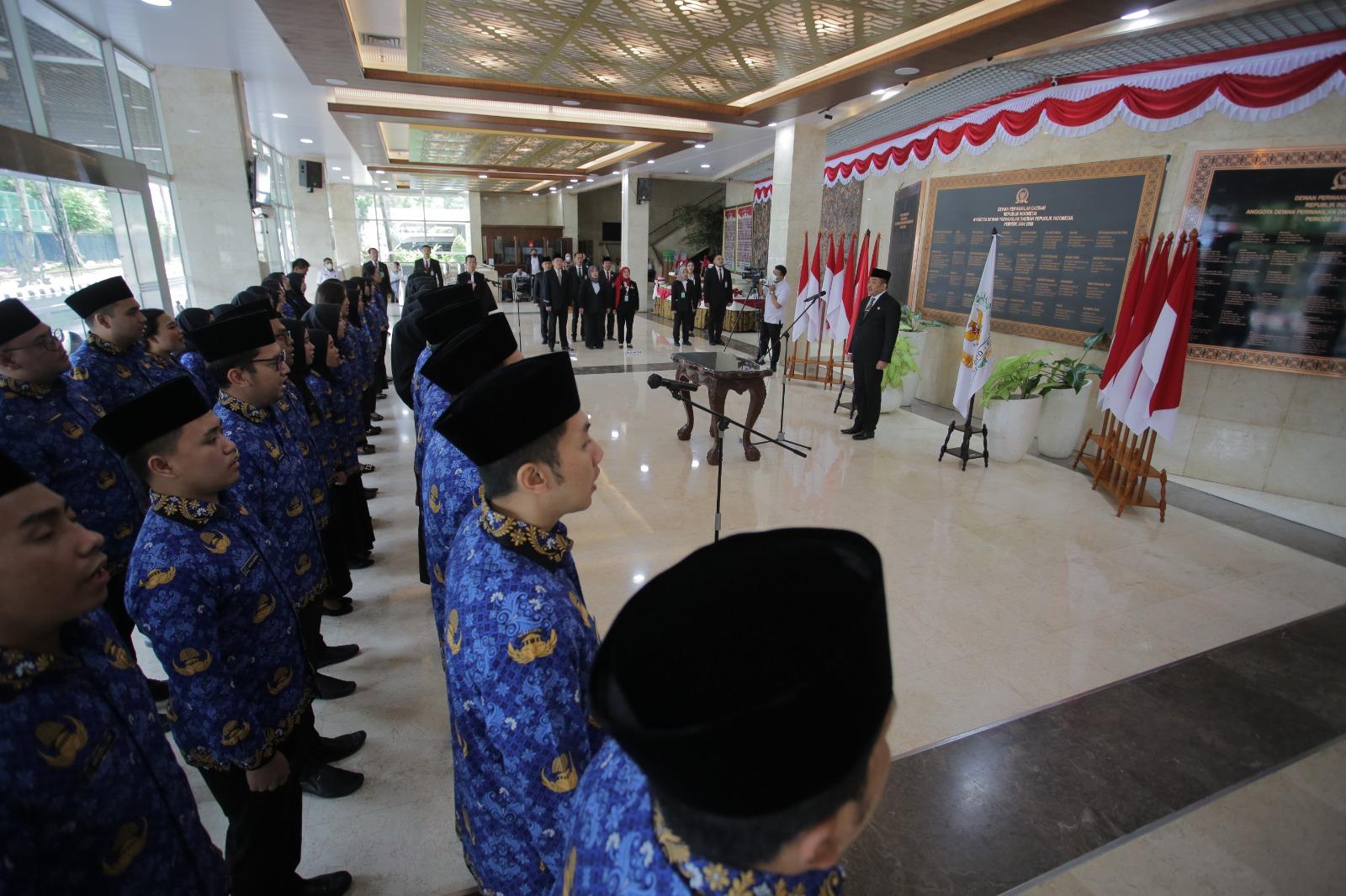 46 PNS di Lingkungan Setjen DPD RI Dilantik