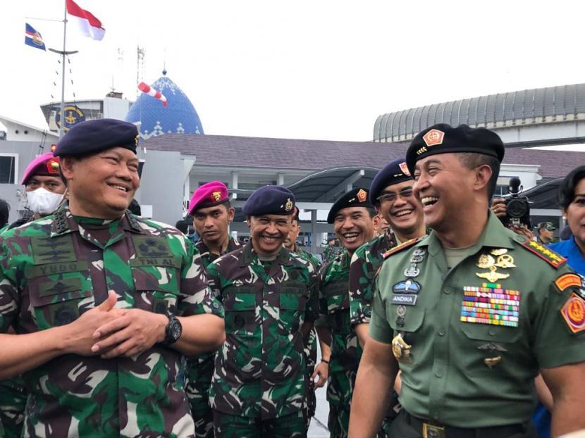 Jenderal Andika Akui Senang Laksamana Yudo Gantikan Dirinya