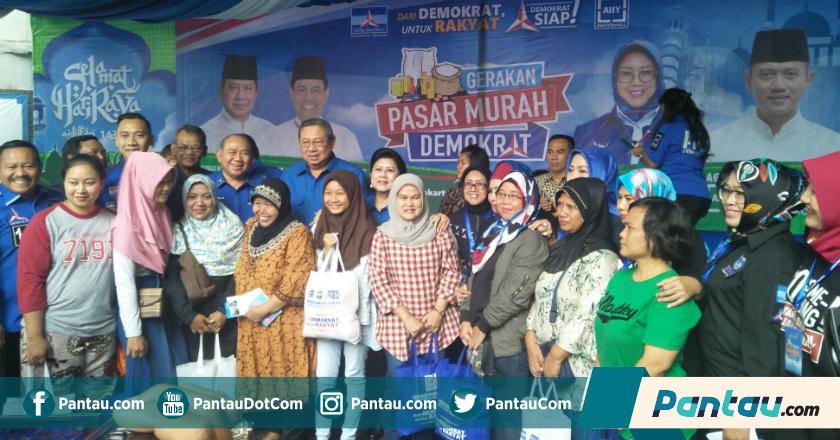 Demokrat Gelar Pasar Murah, Rp25 Ribu Bisa Beli Macam-macam