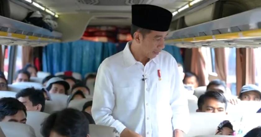 Pantau Video: Saat Jokowi Sapa Pemudik di Terminal Baranangsiang