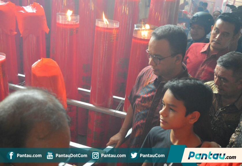 Karena Hal Ini, Anies Bawedan Datangi Vihara Petak Sembilan