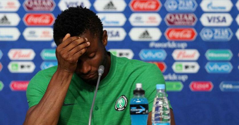 Kisah Pilu Obi Mikel di Laga Pamungkas Piala Dunia 2018