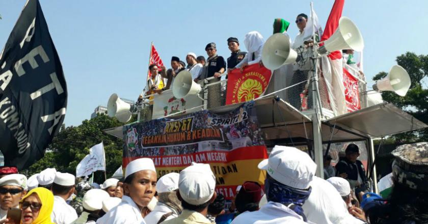 Kecewa dengan Jokowi, Massa Aksi 67 Gaungkan #2019GantiPresiden