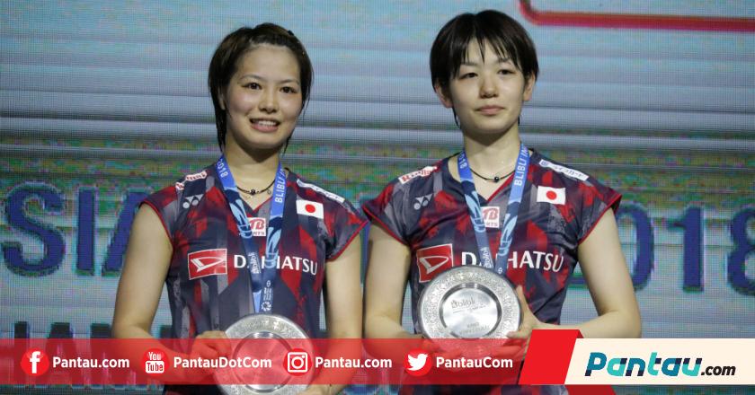 Hadapi Laga 'Perang Saudara', Yuki Fukushima/Sayaka Hirota Juara Indonesia Open 2018