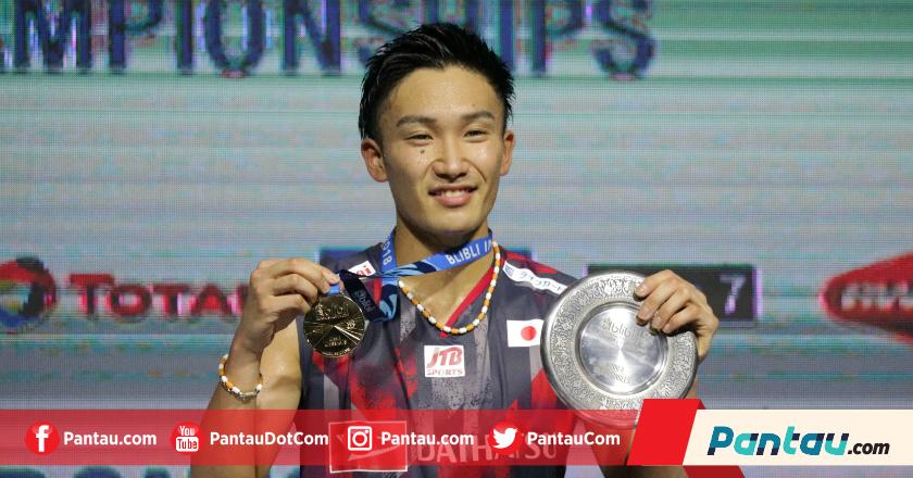 Kalahkan Unggulan Pertama, Momota Juara Indonesia Open 2018