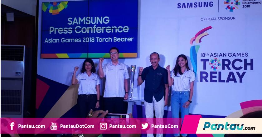 Bangganya Dian Sastrowardoyo dan Mikha Tambayong Terlibat Kirab Obor Asian Games 2018