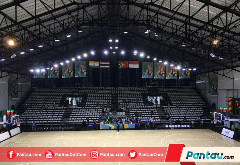 Hall A Basket GBK  Alami Masalah, Pertandingan Basket Ditunda
