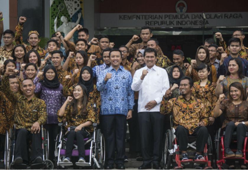77 Atlet dan Pelatih Diambil Sumpah Jadi PNS oleh Menpora