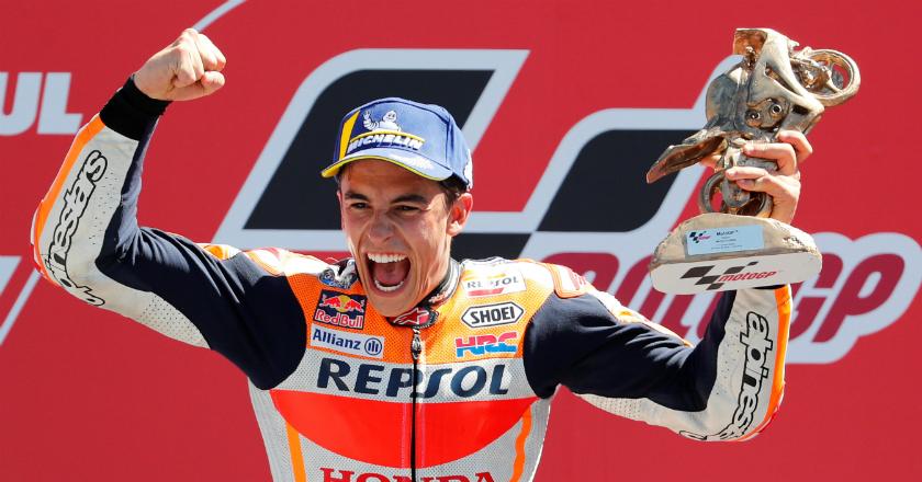 Ungguli Rossi, Marquez Jadi yang Tercepat di MotoGP Jerman