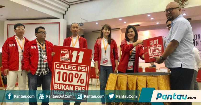 Jamin Tak Ada Mantan Koruptor, PSI Daftarkan 575 Bakal Caleg ke KPU