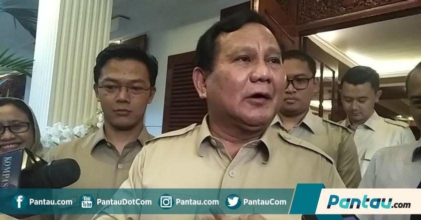 Prabowo Siap Dipasangkan dengan Siapa Saja di Pilpres 2019
