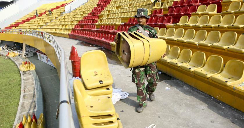PSSI Sebut Renovasi Kerusakan Jakabaring Selesai Dalam Waktu 1-2 Minggu