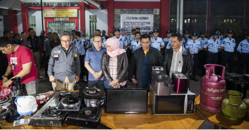 Sidak ke Lapas Sukamiskin, Kemenkumham Temukan Beragam Barang Mewah
