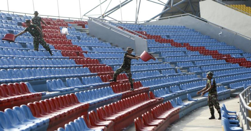 Stadion Jakabaring Resmi Disterilkan dari Masyarakat Umum