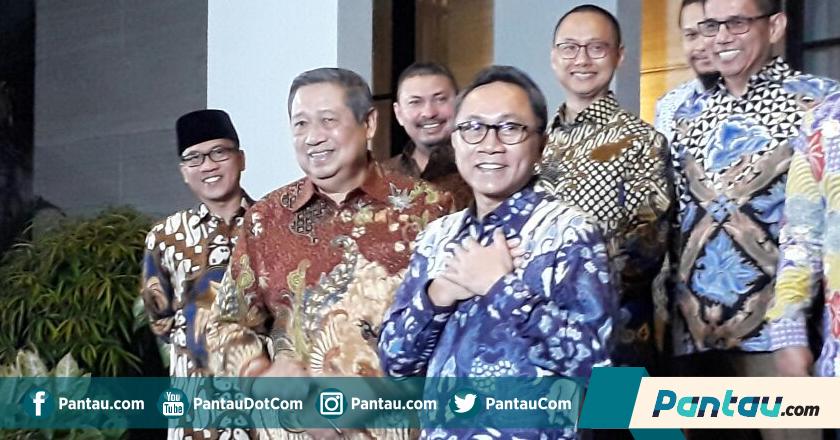 SBY-Zulhas Saling Mendoakan Saat Awal Bertemu