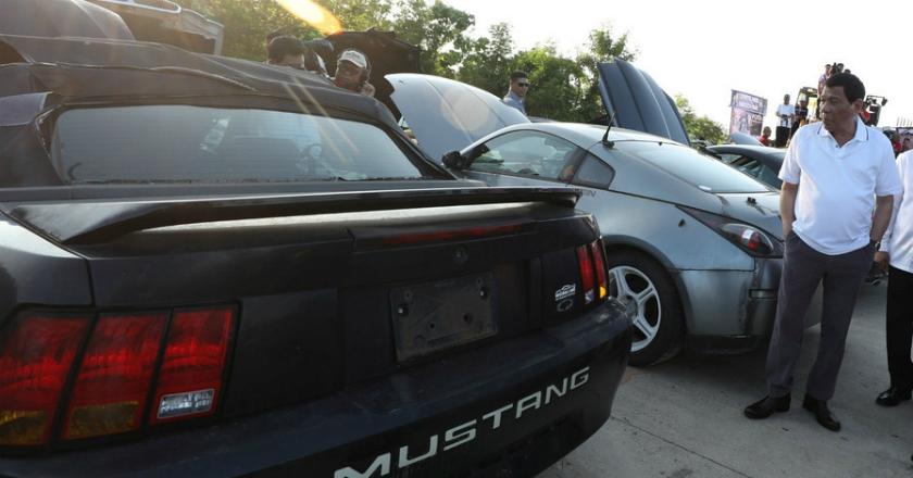 Presiden Filipina Hancurkan Puluhan Mobil Mewah Seharga USD5 Juta, Begini Penampakannya