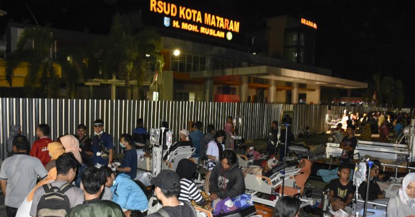 82 Orang Tewas Akibat Gempa 7 SR di Lombok