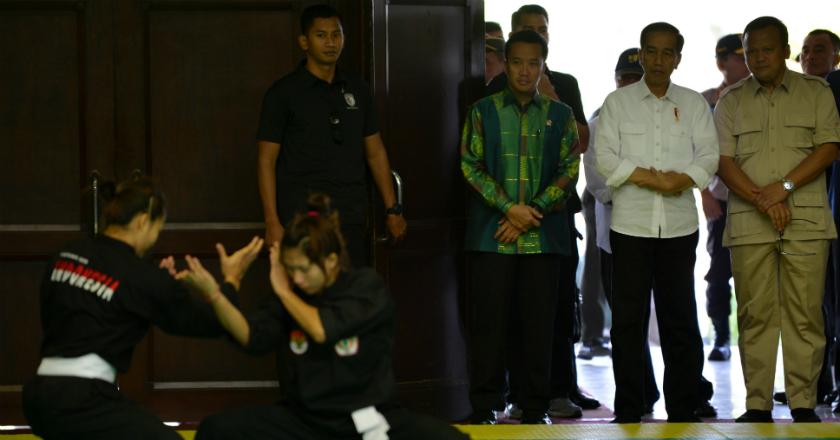 Tinjau Persiapan, Jokowi Targetkan Pencak Silat Raih Dua Medali emas