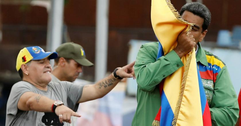 Presiden Venezuela Jadi Target Pembunuhan, Maradona Berikan Dukungan