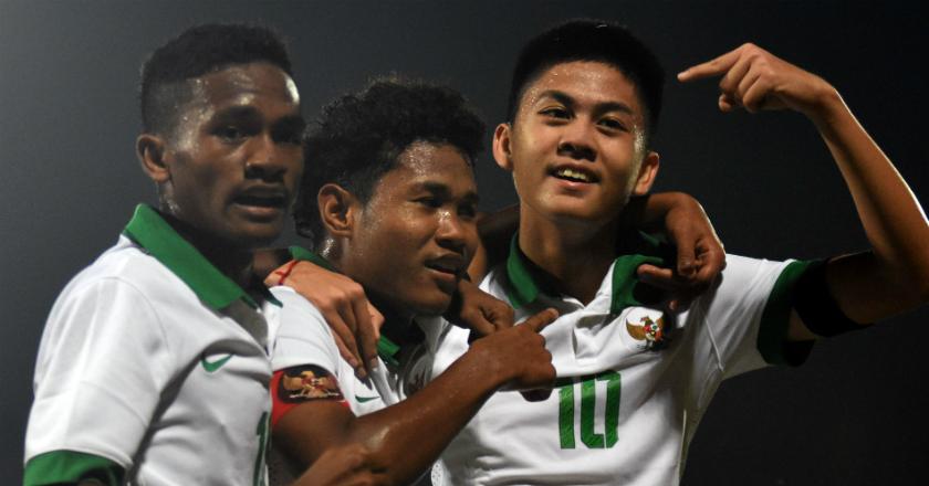 'Hattrick' Bagus Kahfi ke Gawang Kamboja Antar Timnas Juara Grup A Piala AFF U-16