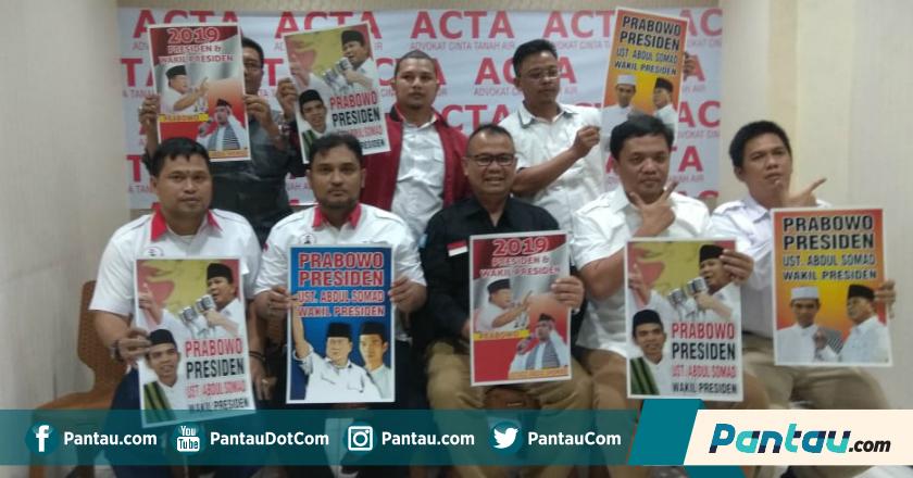 ACTA Deklarasi Dukung Ustaz Somad Jadi Cawapres Prabowo