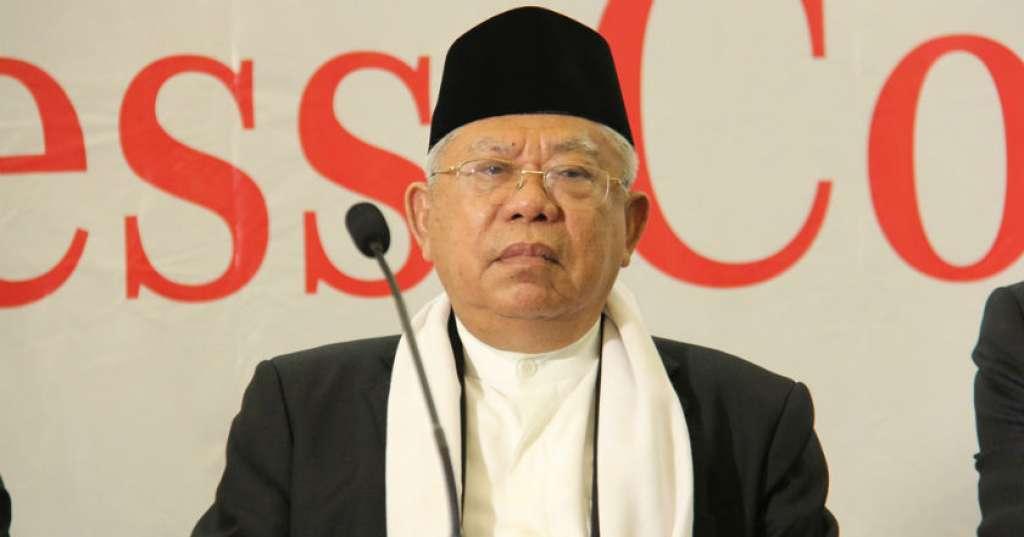 Jelang Pertemuan Koalisi Jokowi, Ketum MUI Ma'ruf Amin Sambangi Istana Negara