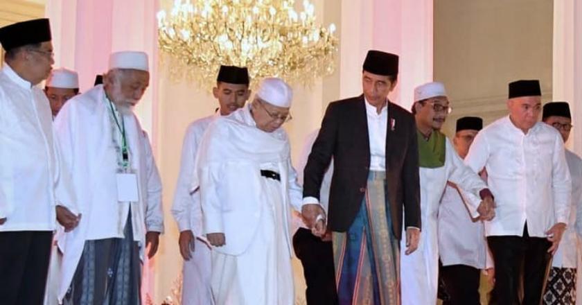 Sebelum ke KPU, Jokowi-Ma'ruf Amin Kumpul di Gedung Joang 45