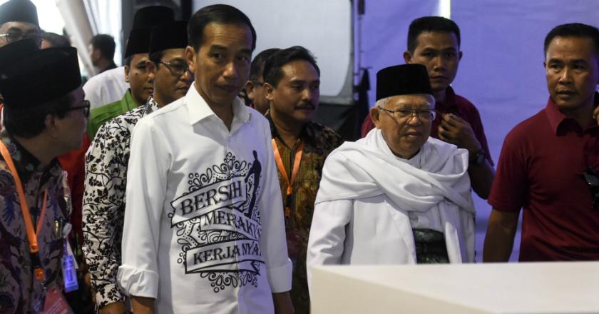 Jokowi-Ma'ruf Amin Resmi Daftar Capres Cawapres di KPU
