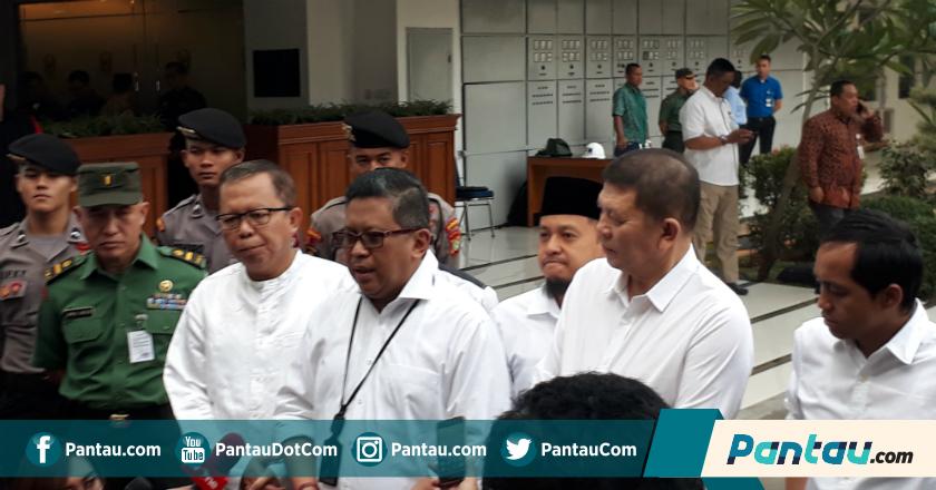 Para Sekjen Koalisi Indonesia Kerja Dampingi Jokowi-Ma'ruf Tes Kesehatan