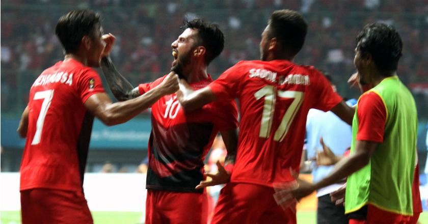 'Brace' Lilipaly Antarkan Garuda Muda Tundukkan Taiwan 4-0 di Laga Perdana Asian Games