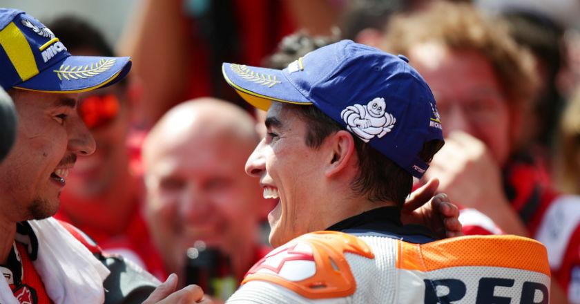 Kalah dari Lorenzo di GP Austria, Marquez Puji Langkah Honda