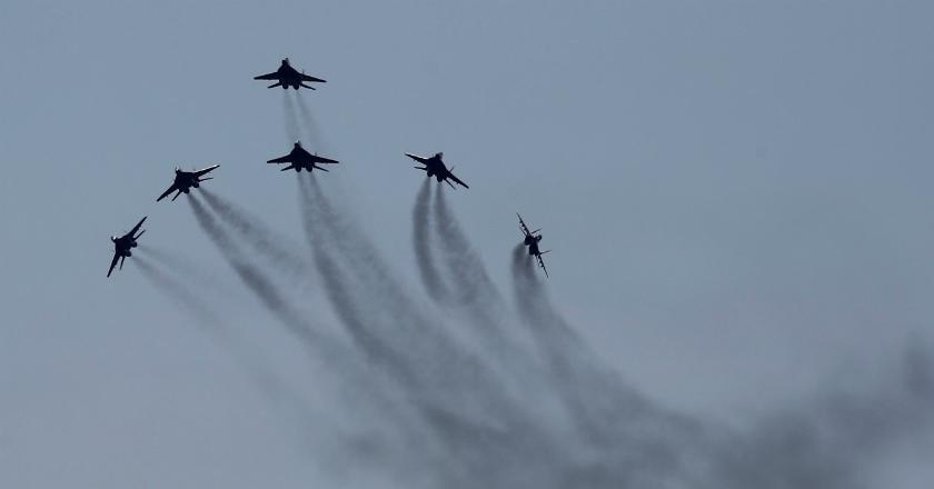 Begini Atraksi Perayaan HUT Angkatan Udara Rusia