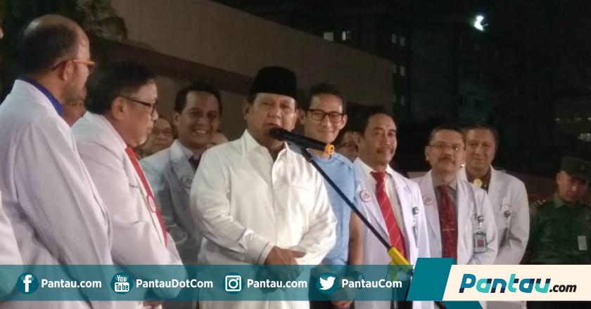 Cerita Prabowo Usai Tes Kesehatan: Diminta Diet 5 Kg oleh Dokter
