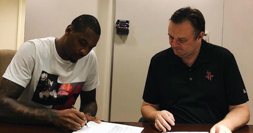 Dikontrak 1 Musim, Carmelo Anthony Resmi Hijrah ke Houston Rockets