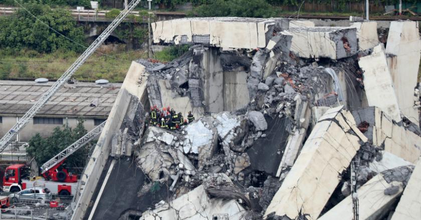 Jembatan Setinggi 50 Meter di Genoa Ambruk, Puluhan Orang Tewas