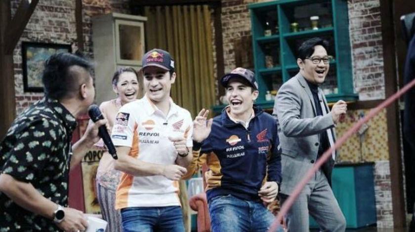Kocak, Begini Goyangan Maut Marc Marquez Saat Sambangi Indonesia