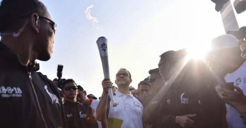 Bawa Obor Asian Games, Anies Baswedan: Jakarta Harus Jadi Tuan Rumah Terbaik