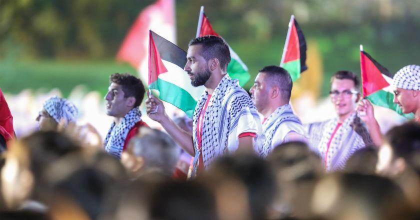 Kontingen Korea dan Palestina Disambut Meriah pada Opening Ceremony Asian Games 2018