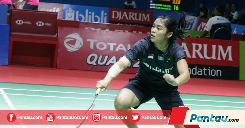 Gregoria Tampil Cantik untuk Indonesia