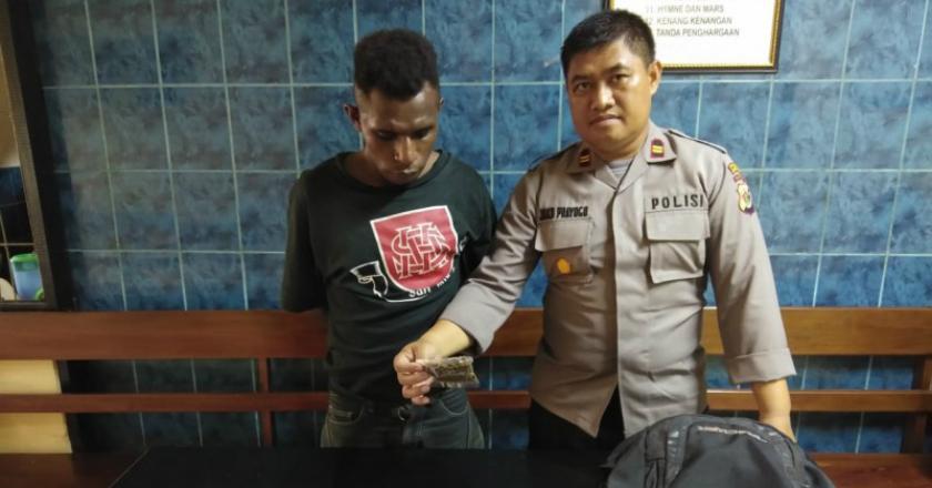 Bawa Ganja untuk Oleh-oleh, Seorang Mahasiswa Ditangkap di Pelabuhan