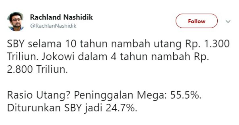 Ramai Perang Cuitan Utang Jokowi Vs SBY, Ini Pembelaan Istana