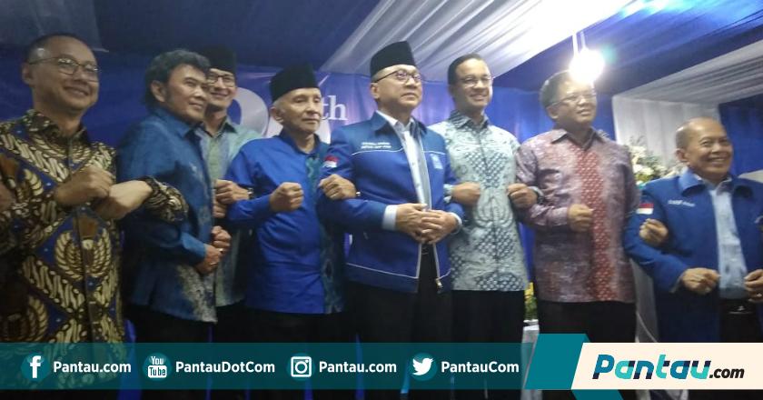 Momen Kocak Sandi Lupa Sebut Anies di Acara HUT PAN