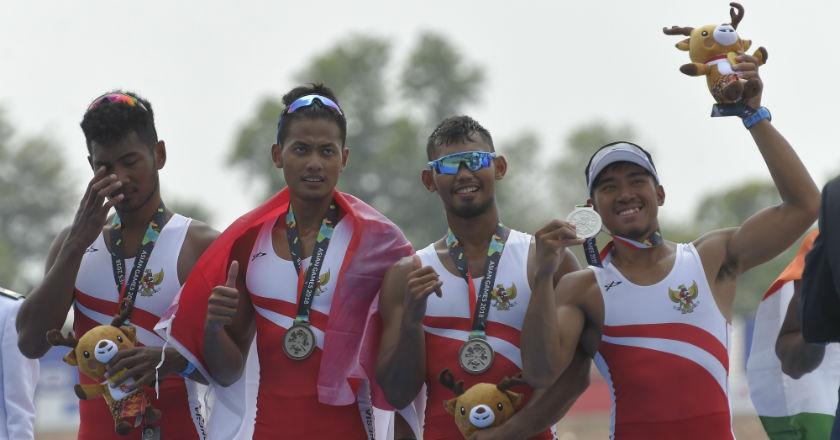 Kode Unik Tim Dayung Indonesia Raih Emas