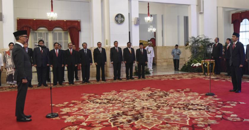 Presiden Lantik Agus Gumiwang Jadi Mensos